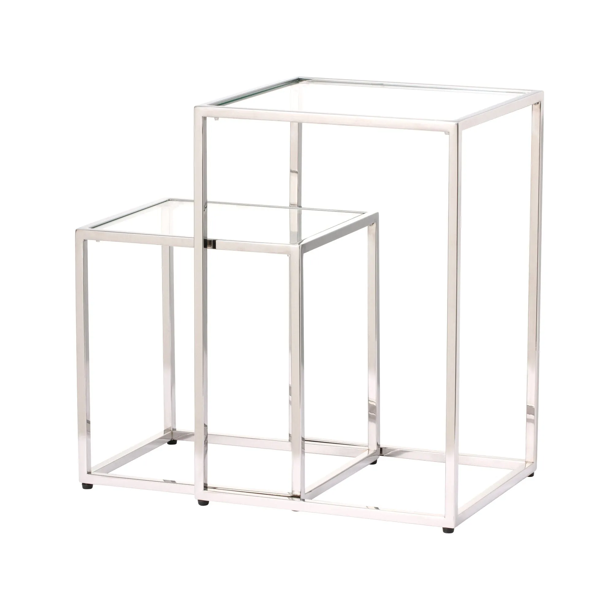 Reine Nest Table (A) W310×D274×H450 Silver