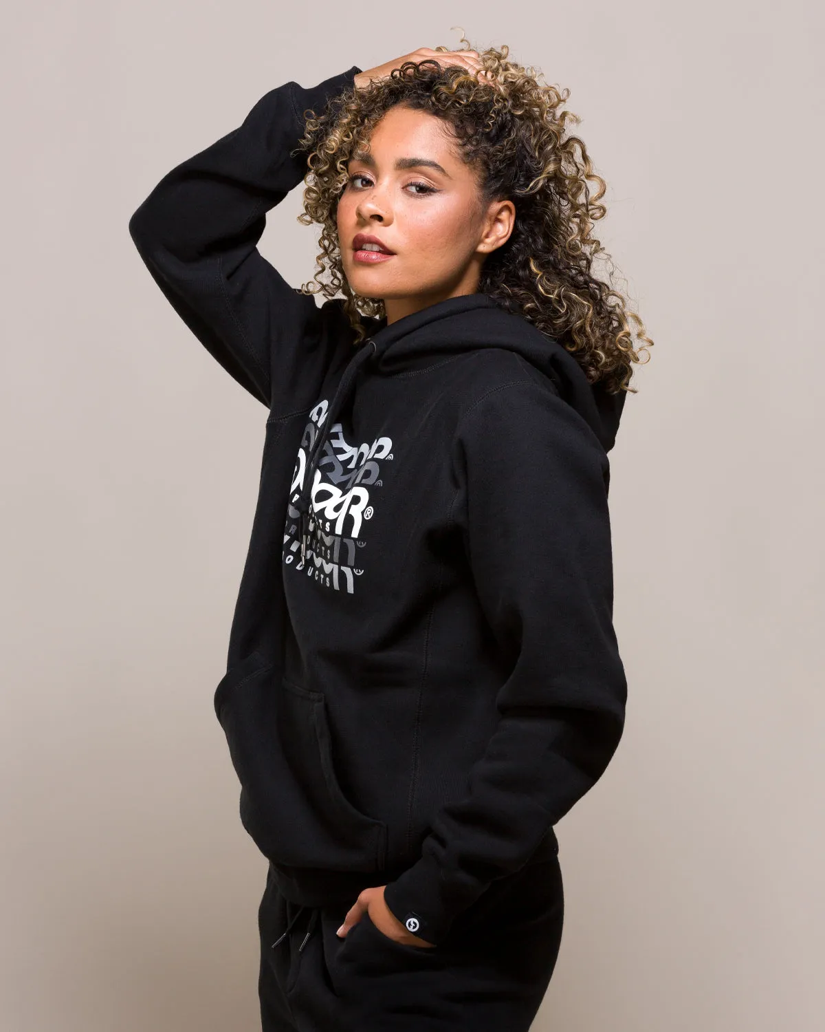 Repeated Logo Hoodie