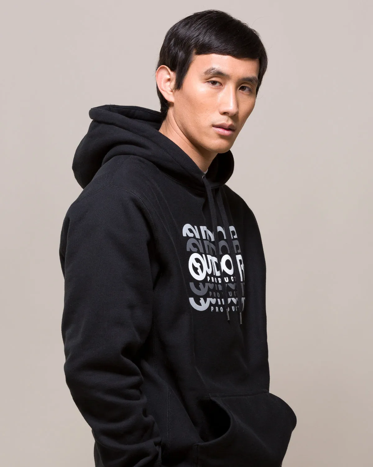 Repeated Logo Hoodie