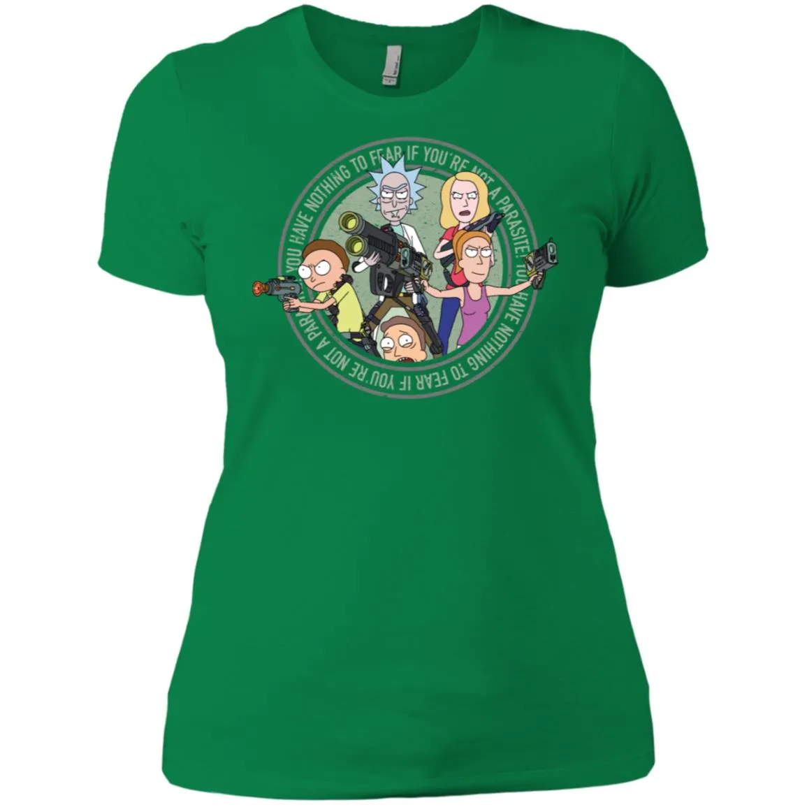 Rick And Morty And The Smith Family Women T-Shirt