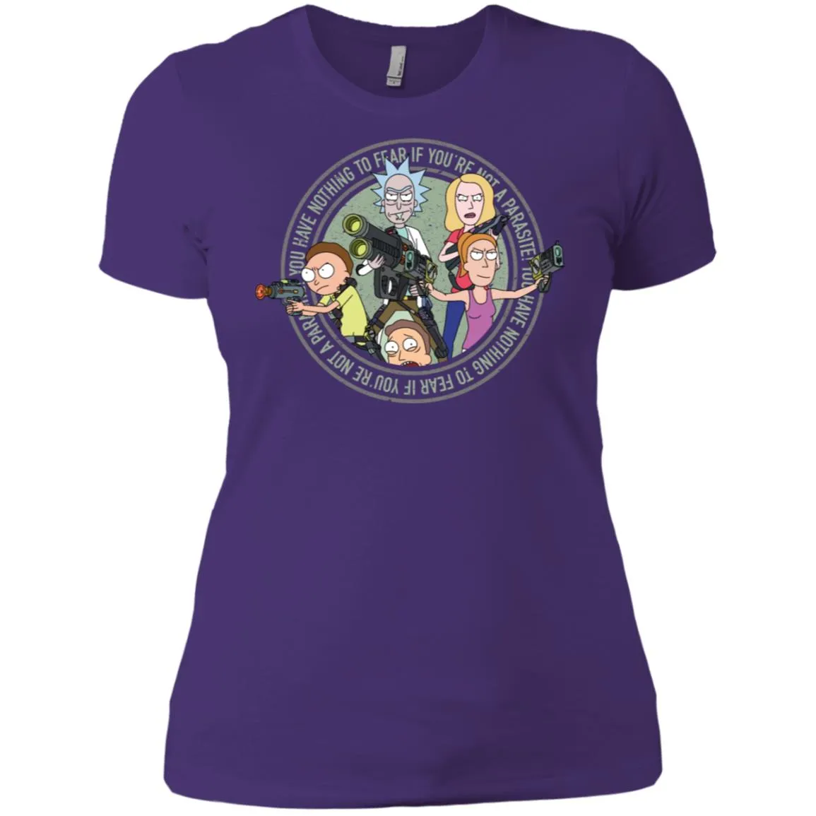 Rick And Morty And The Smith Family Women T-Shirt