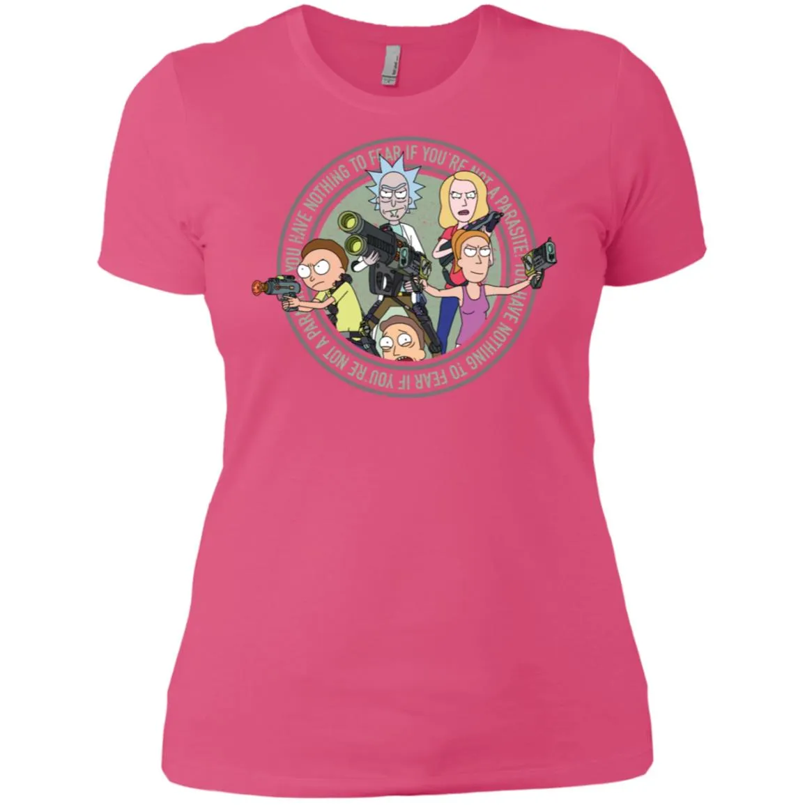 Rick And Morty And The Smith Family Women T-Shirt