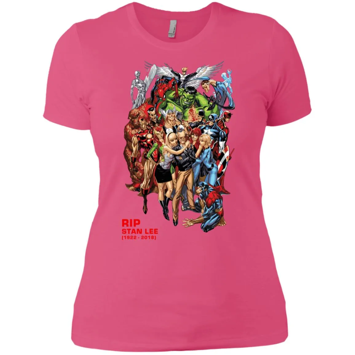 Rip Stan Lee Father Of Super Heroes Women T-Shirt