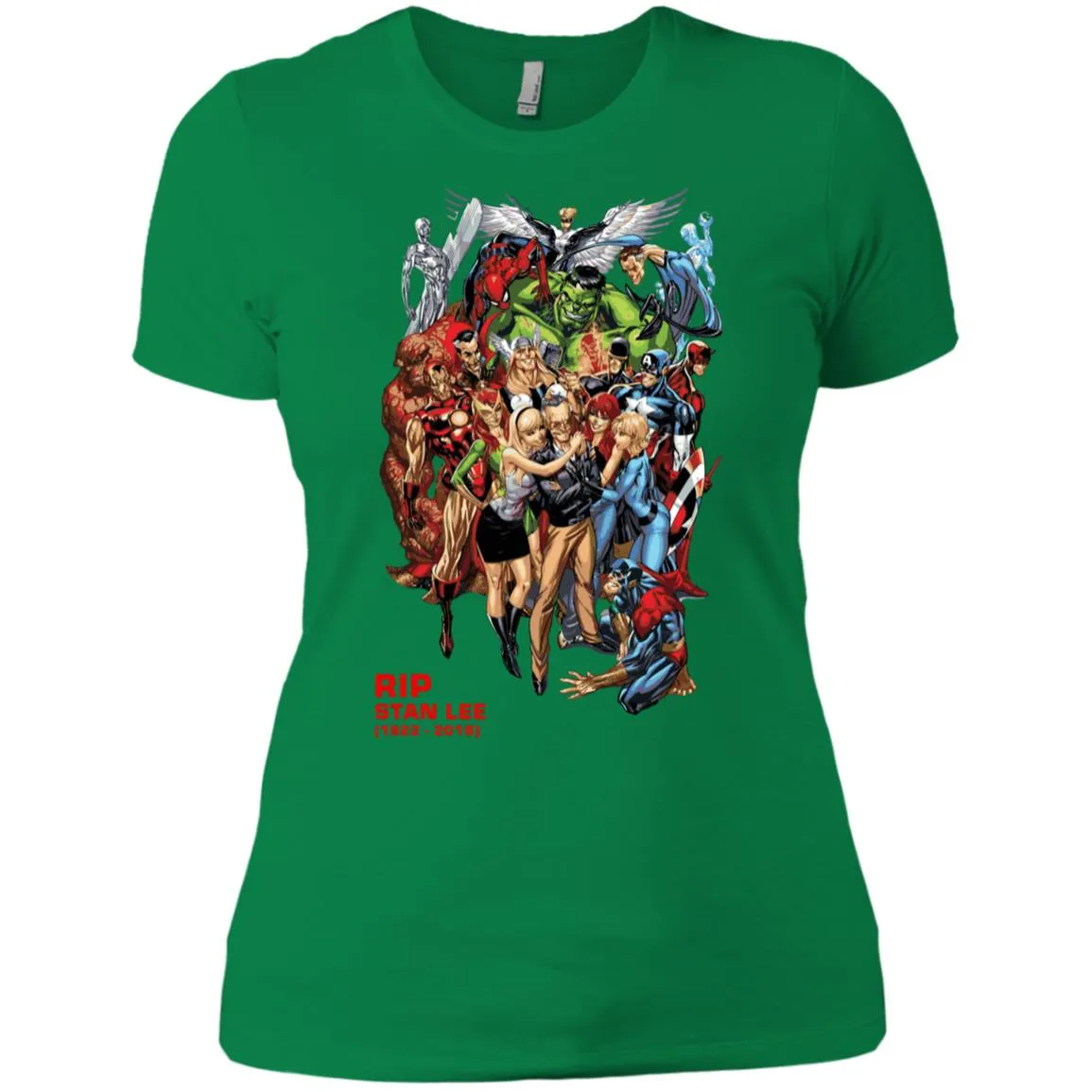 Rip Stan Lee Father Of Super Heroes Women T-Shirt