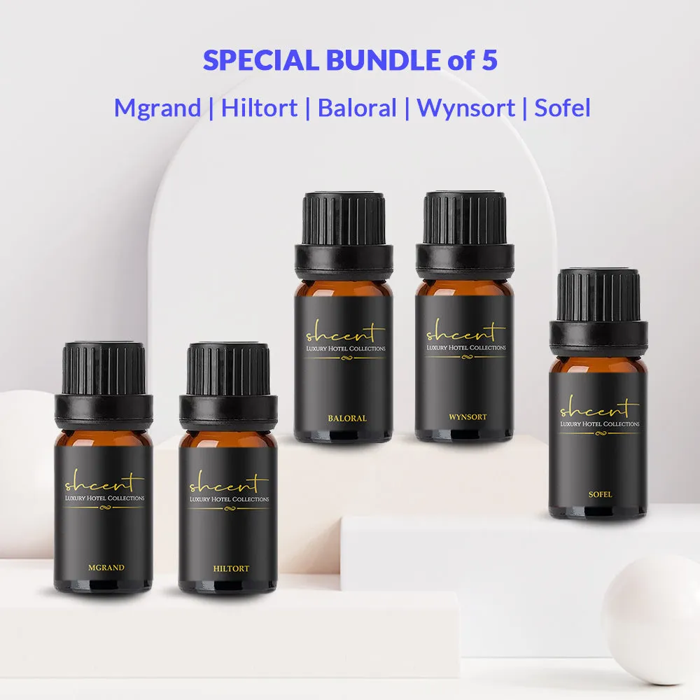 shcent Bundle 5 Hotel Essential Oil | Men's Favourite