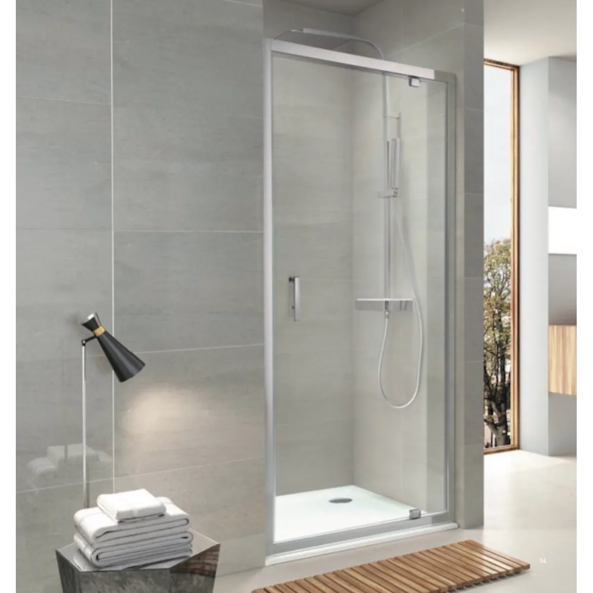 Shower Glass - Cape Series Pivot Door RGM