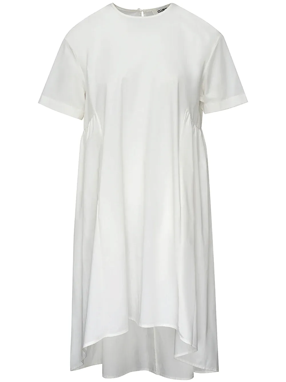 Silky Cotton Poplin Cape Polished White