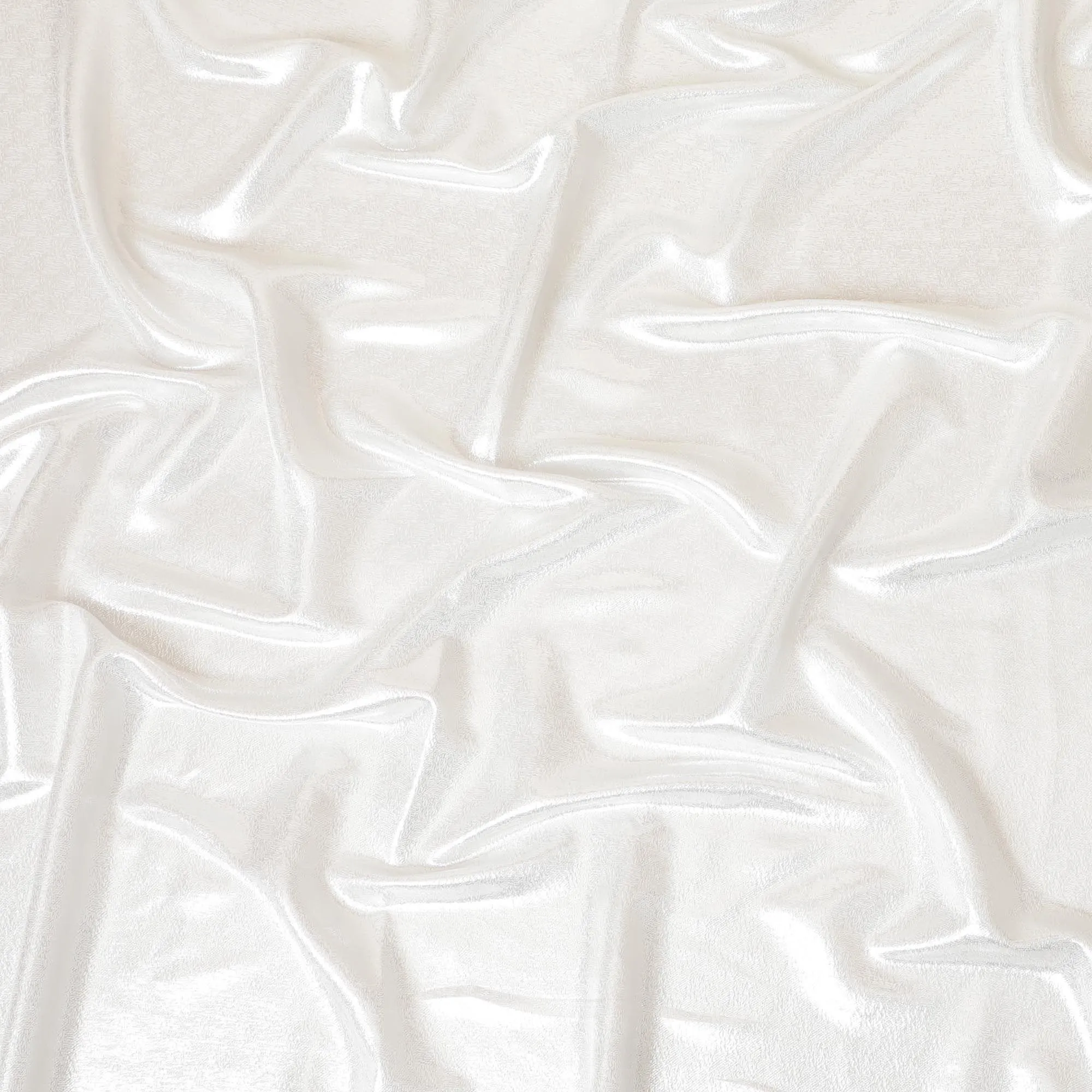 Silver premium Pure silk chiffon fabric with same tone metallic lurex in self design-D8873