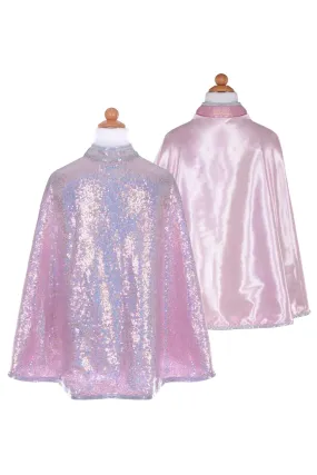 SILVER SEQUIN CAPE