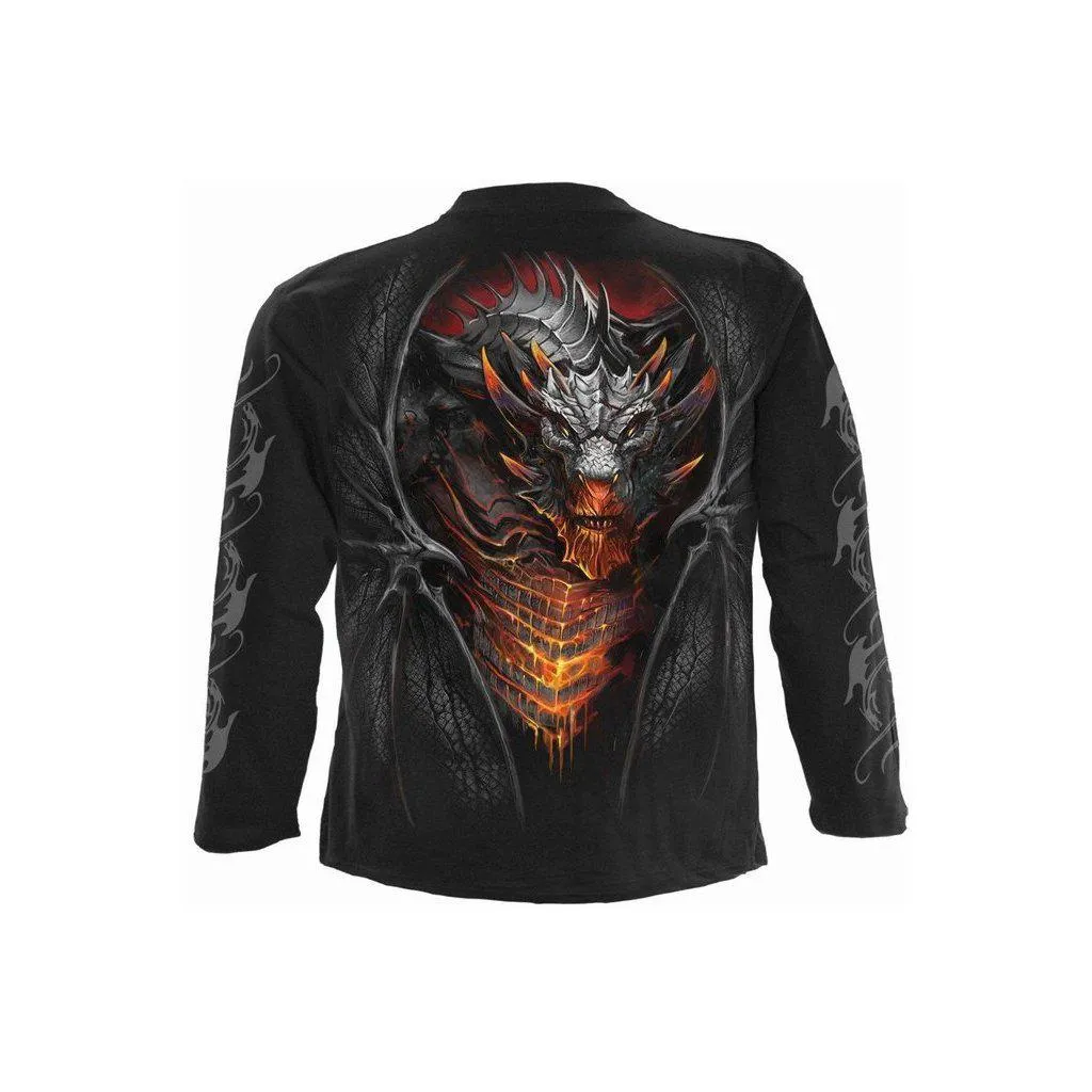 Spiral Draconis - Longsleeve T-Shirt Black