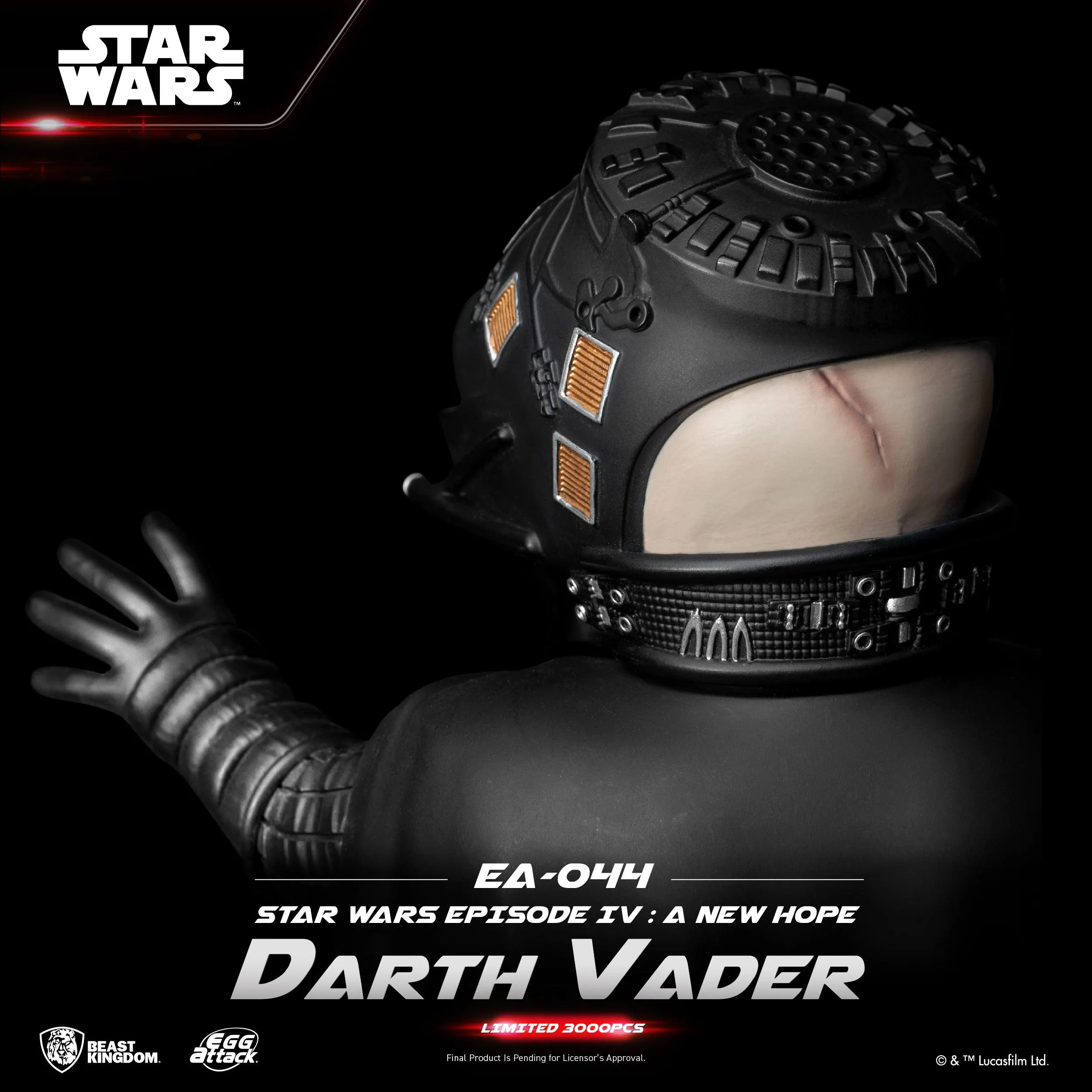 Star Wars IV: A New Hope Darth Vader Egg Attack Statue