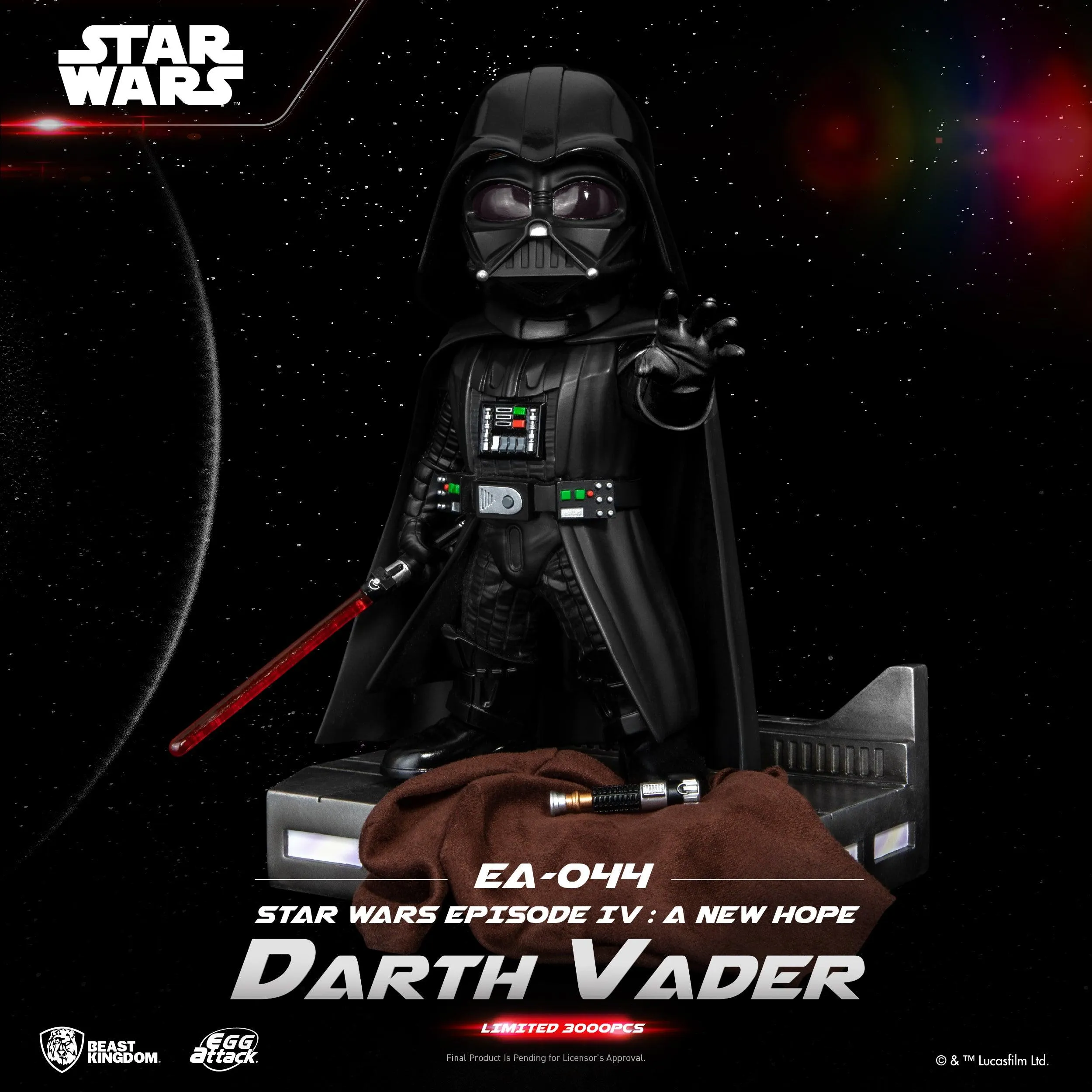 Star Wars IV: A New Hope Darth Vader Egg Attack Statue