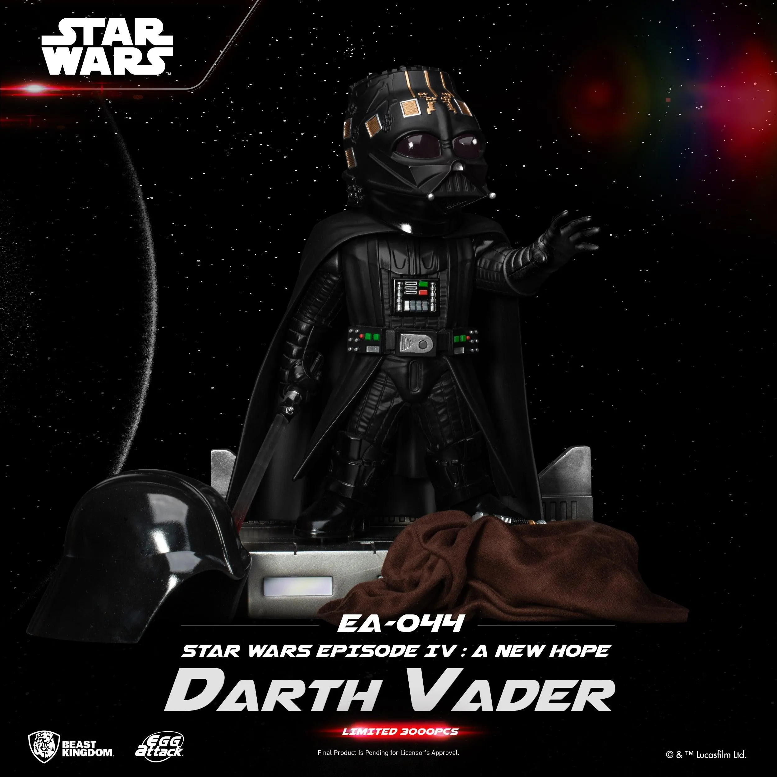 Star Wars IV: A New Hope Darth Vader Egg Attack Statue