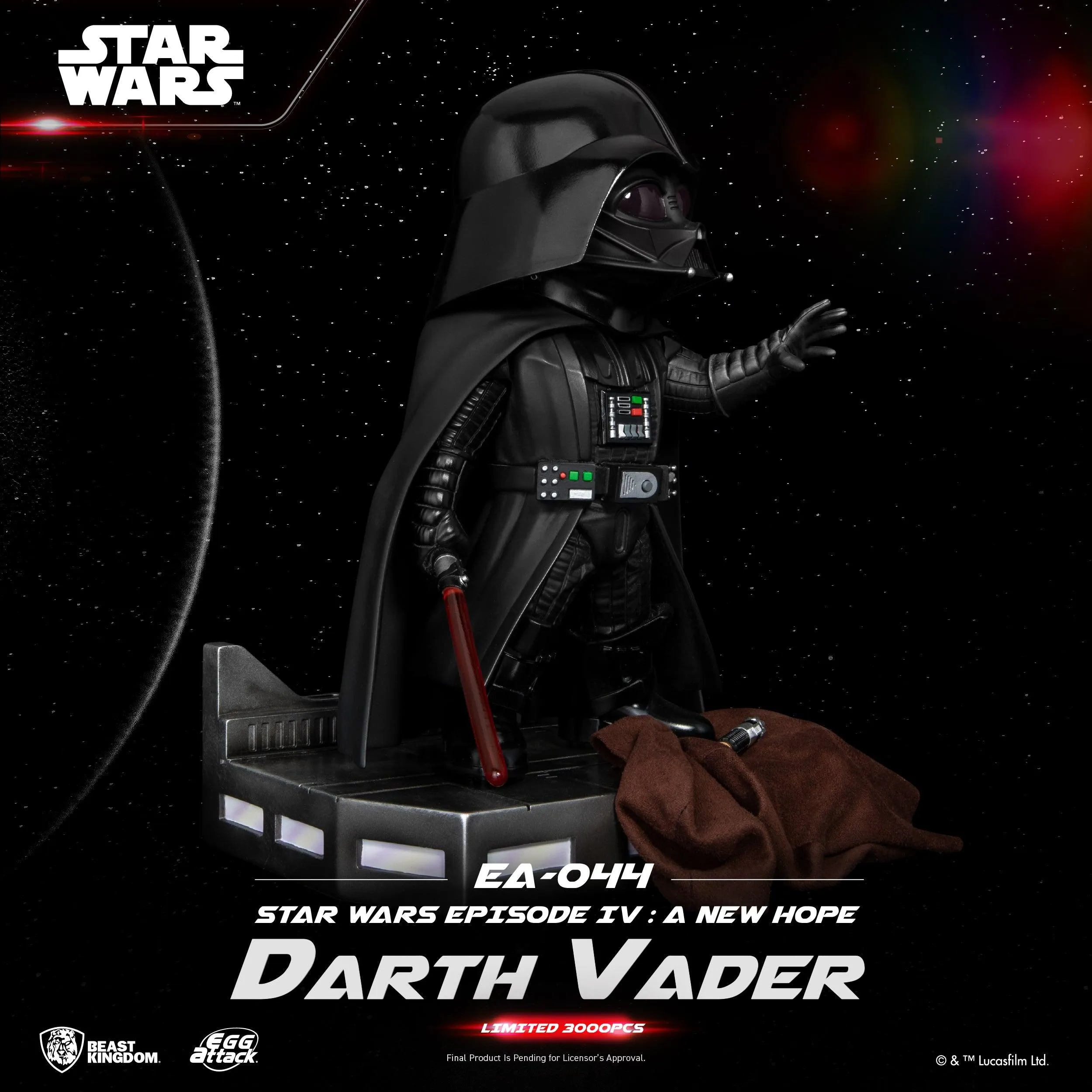 Star Wars IV: A New Hope Darth Vader Egg Attack Statue