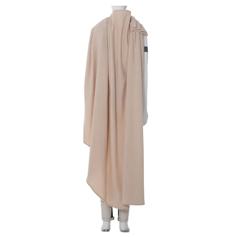 Star Wars Padme Amidala Costumes Padme Cosplay White Battle Outfits New Version ACcosplay