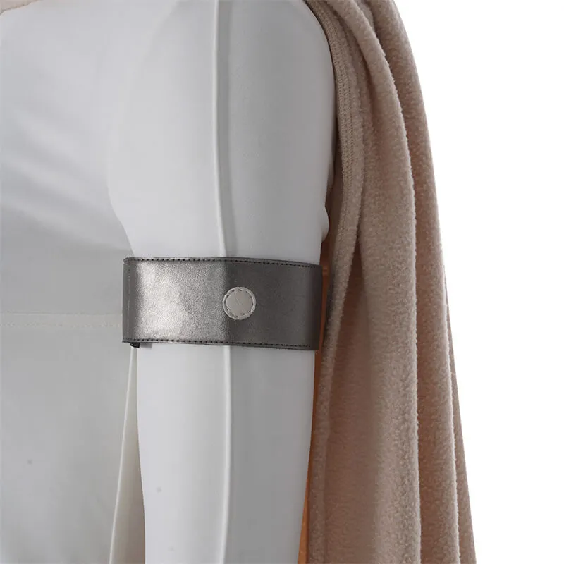 Star Wars Padme Amidala Costumes Padme Cosplay White Battle Outfits New Version ACcosplay