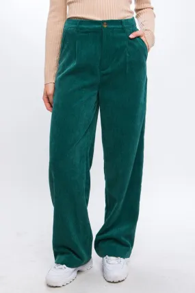 Stretch Waist Corduroy Trouser Pants