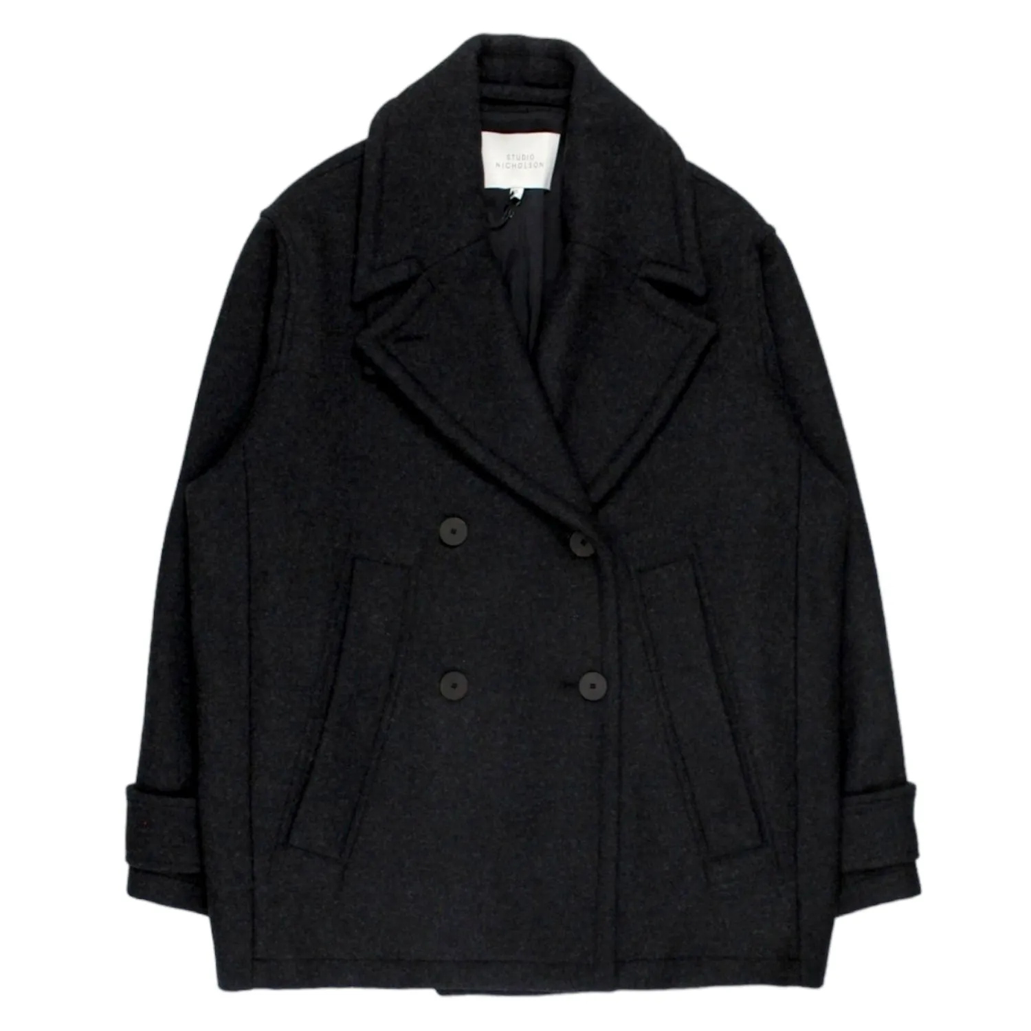 Studio Nicholson Charcoal Deal Peacoat