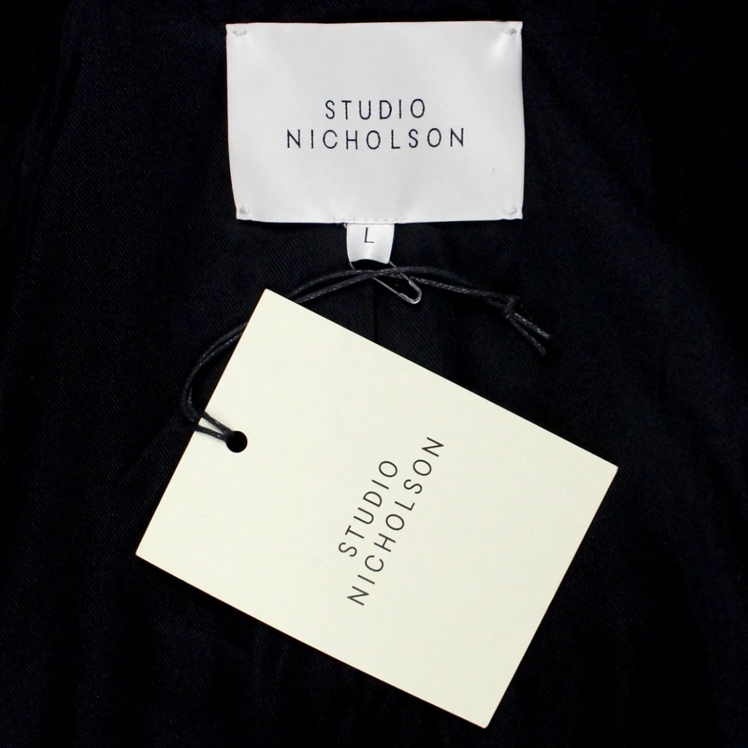 Studio Nicholson Charcoal Deal Peacoat