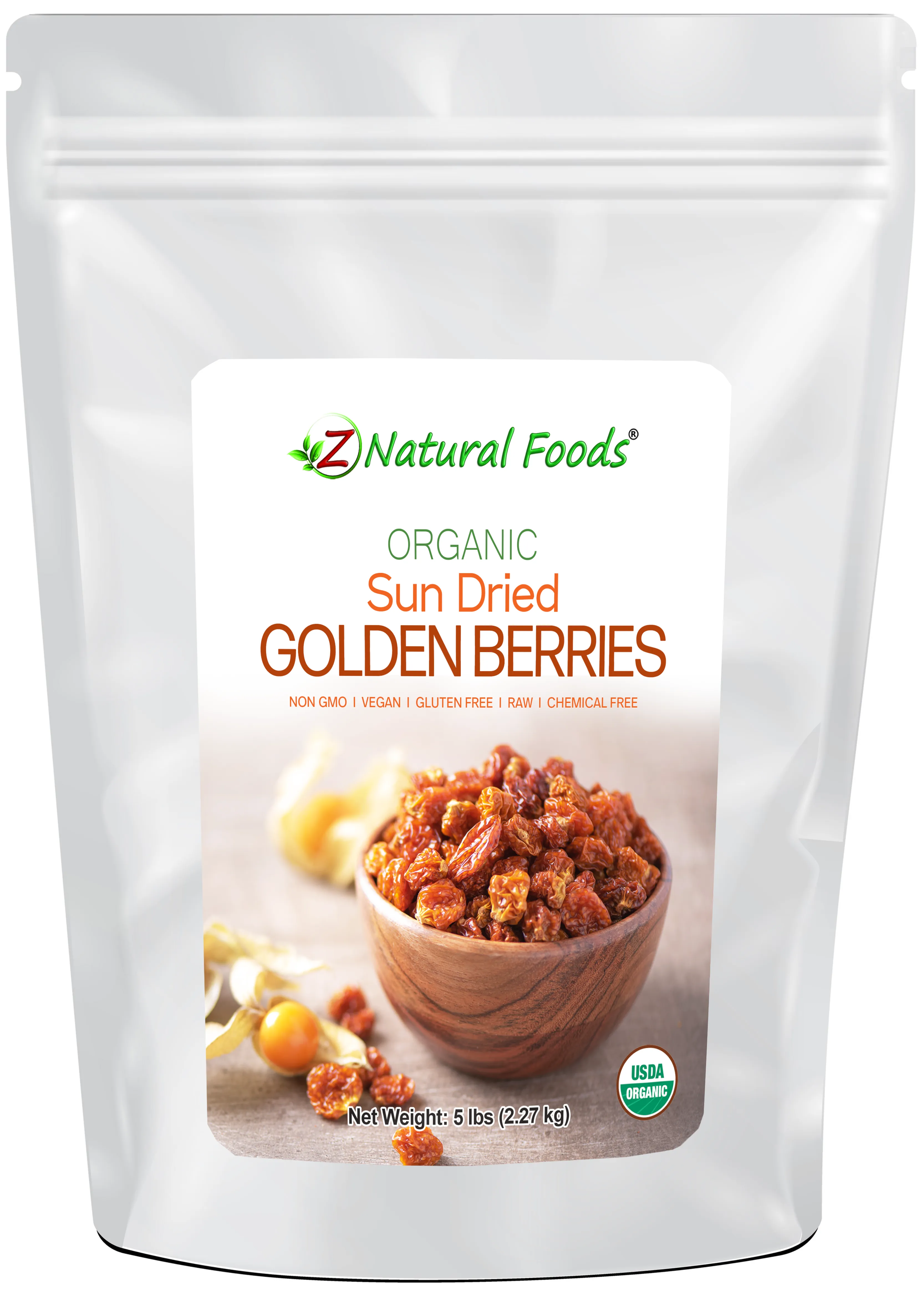 Sun Dried Golden Berries - Organic