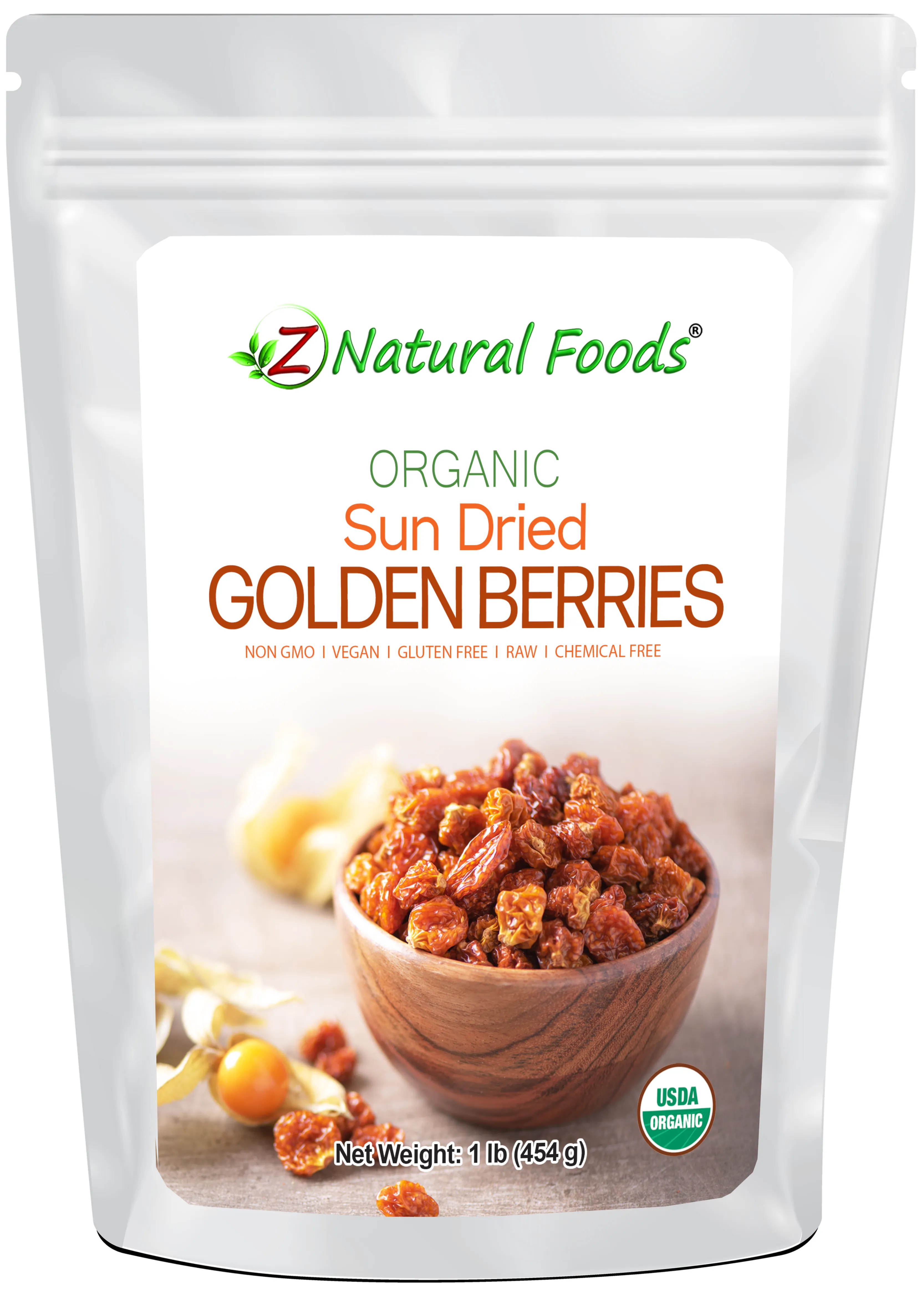 Sun Dried Golden Berries - Organic
