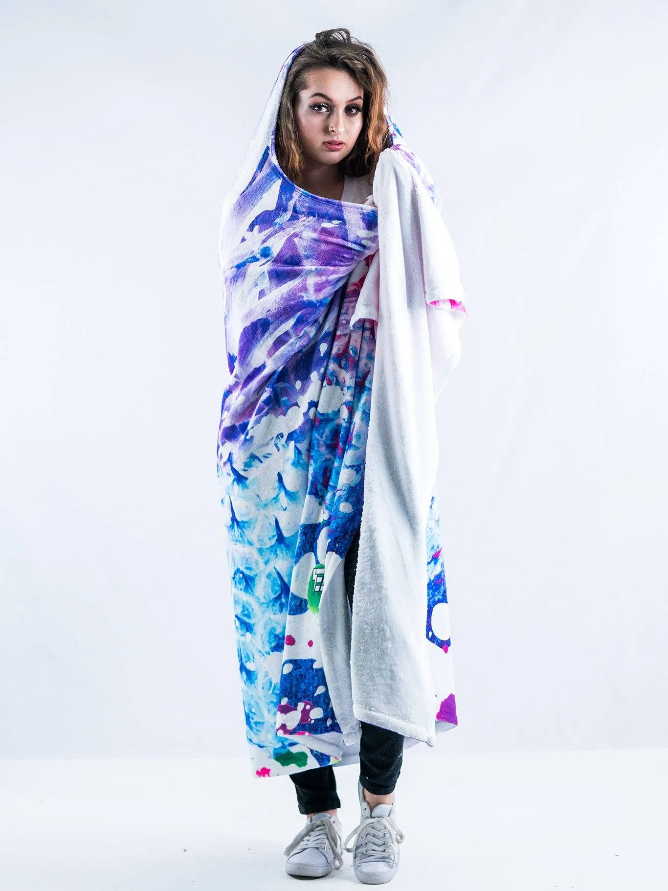 Sweet Pineapples Hooded Blanket