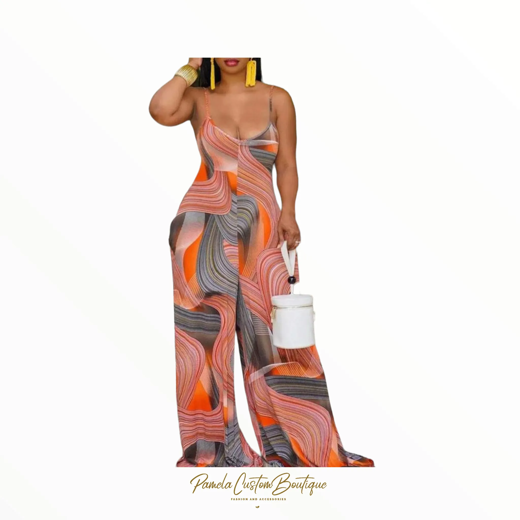 Tangerine Jumpsuit