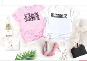 Team Bride Bridesmaid bachelorette party shirts