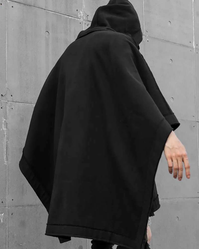 Techwear Batwing Loose Hooded Cape