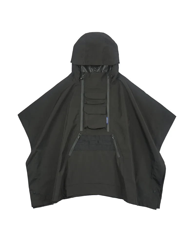 Techwear Cyberpunk Ninja Costume Waterproof Cape Jacket