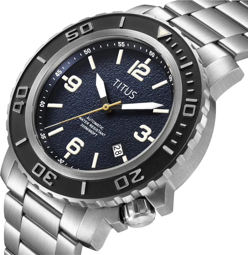 The Cape 3 Hands Date Mechanical Stainless Steel Men Watch W06-03227-002