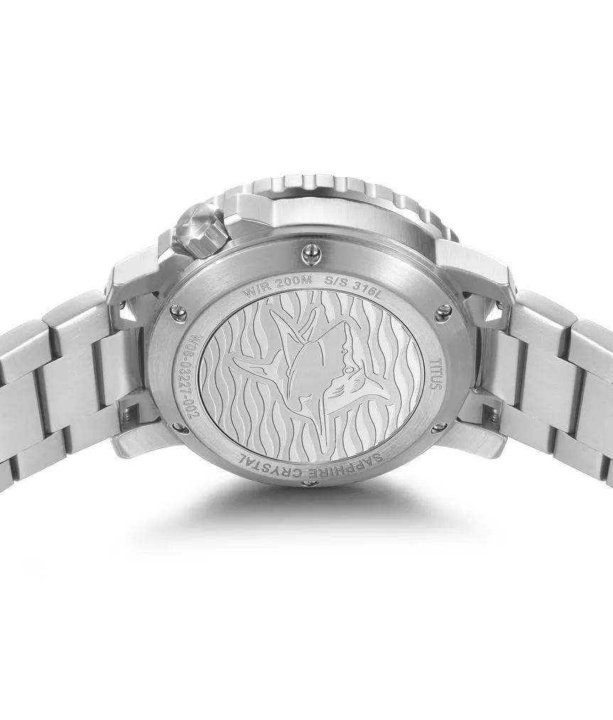 The Cape 3 Hands Date Mechanical Stainless Steel Men Watch W06-03227-002