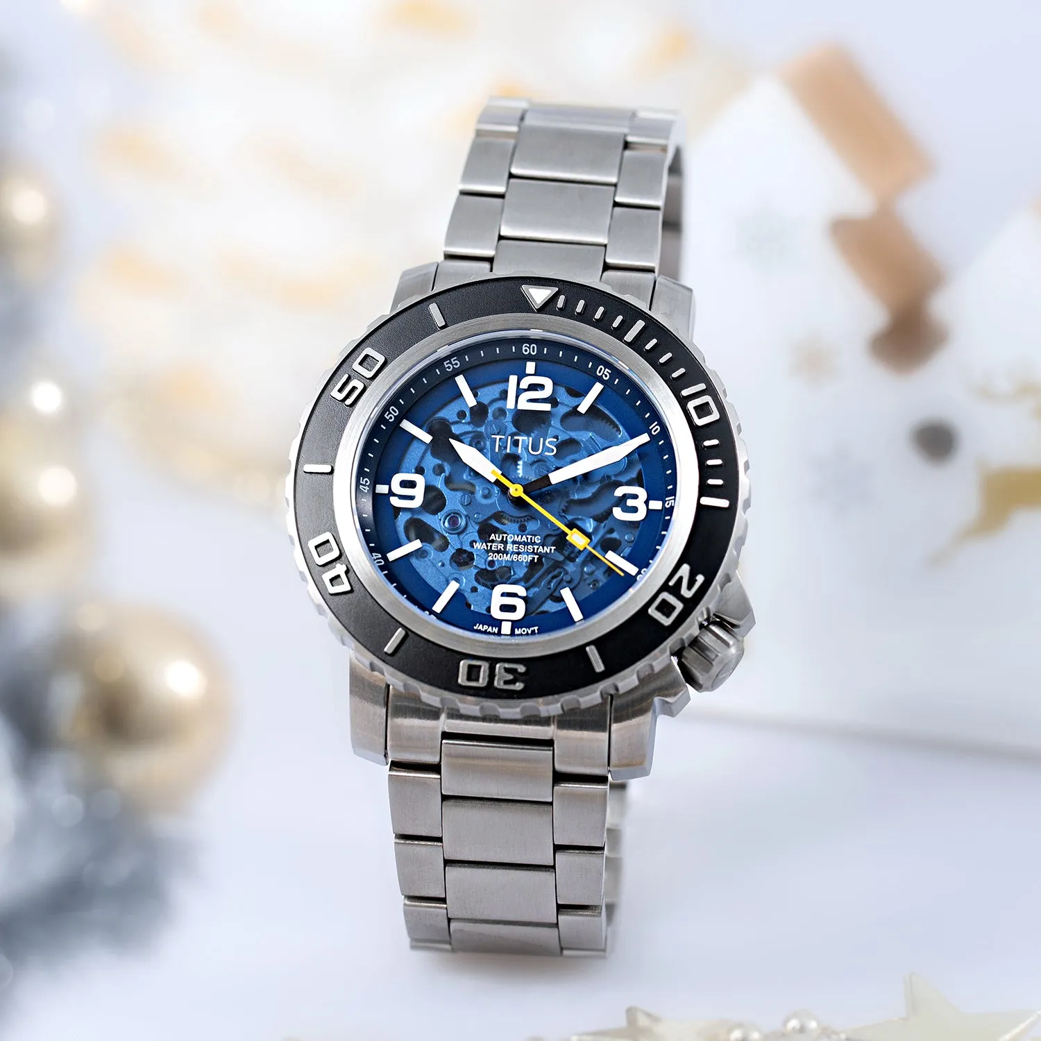 The Cape 3 Hands Mechanical Stainless Steel Men Watch W06-03279-002