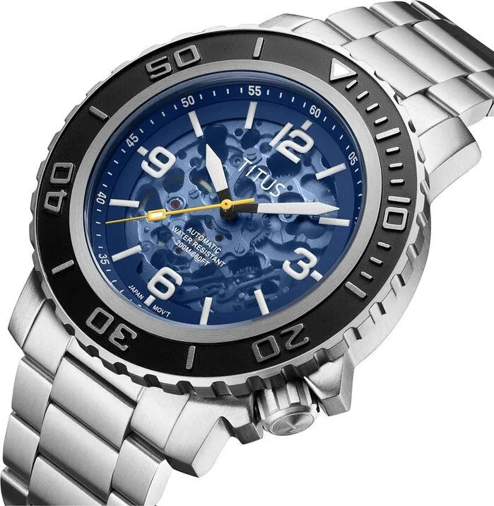 The Cape 3 Hands Mechanical Stainless Steel Men Watch W06-03279-002