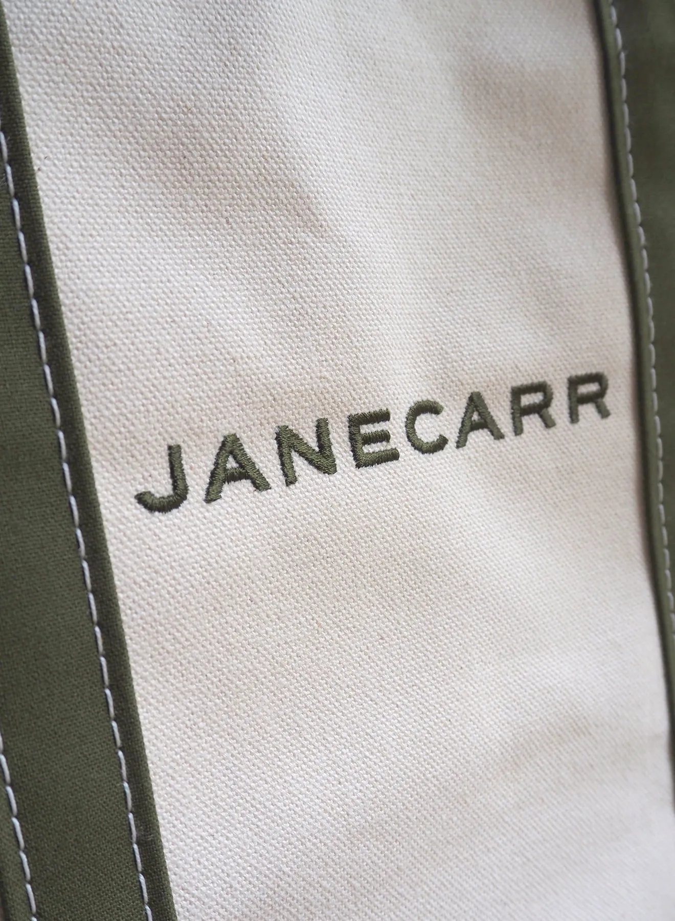 THE CAPE COD TOTE - Large Bespoke Zipped Cotton Canvas Tote