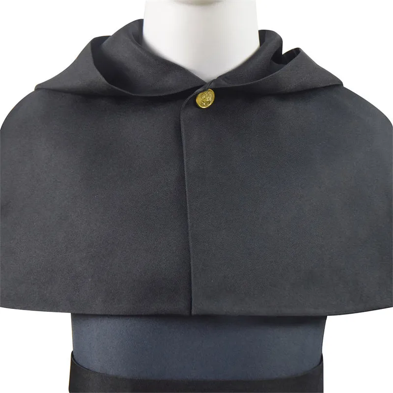 The Owl House Cosplay Costume Kids Dark Uniform Cape Dress Halloween Carnival Suit