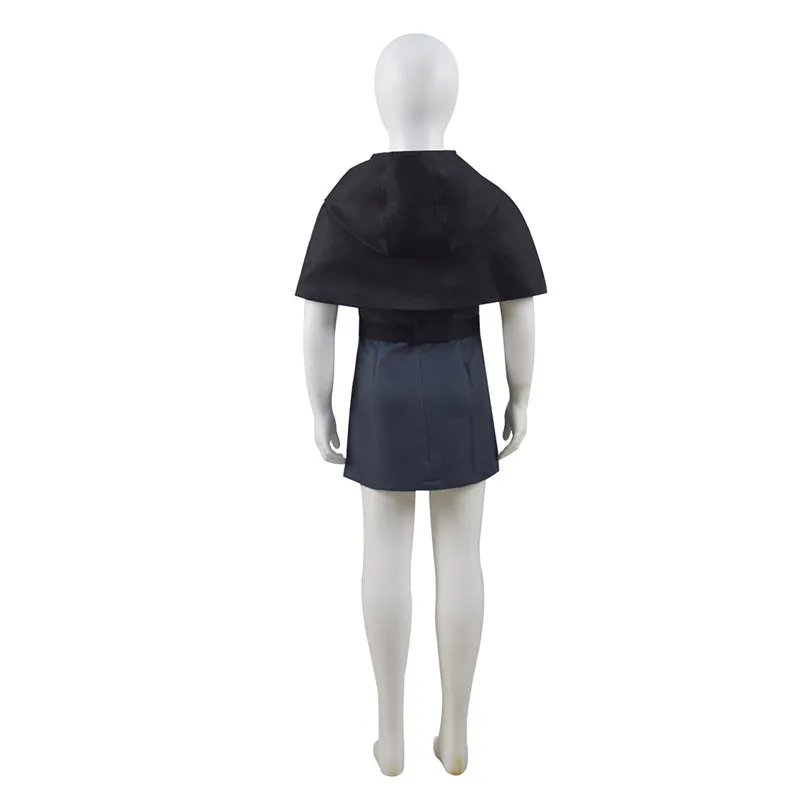 The Owl House Cosplay Costume Kids Dark Uniform Cape Dress Halloween Carnival Suit