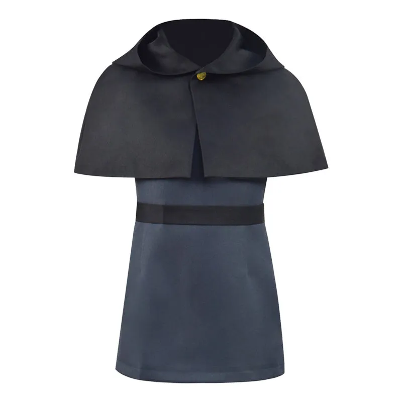 The Owl House Cosplay Costume Kids Dark Uniform Cape Dress Halloween Carnival Suit