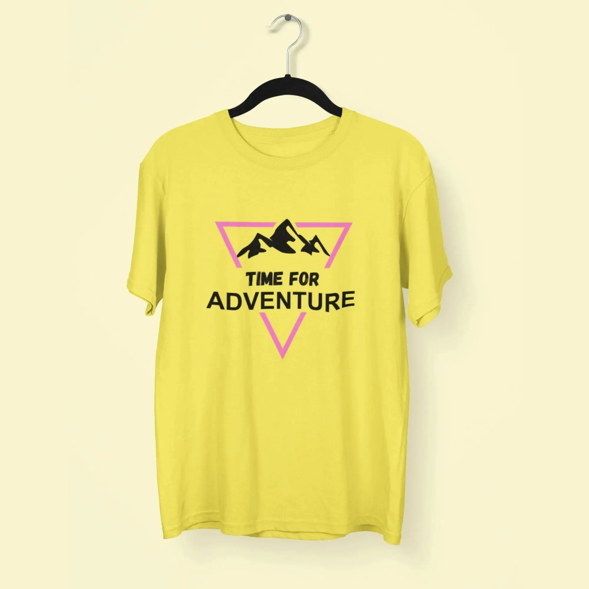 Time to Adventure Round Neck Half Sleeve Classic T-Shirt