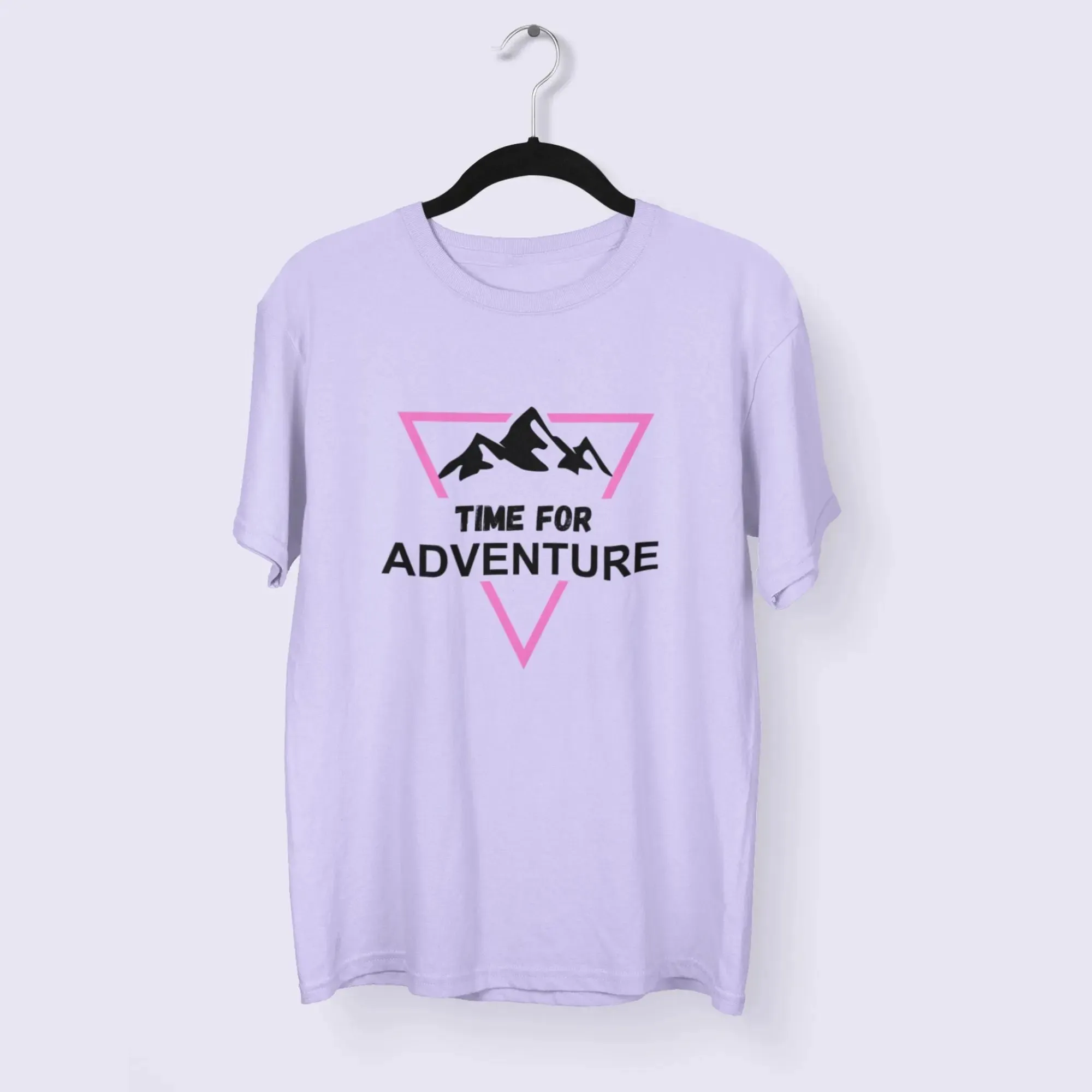 Time to Adventure Round Neck Half Sleeve Classic T-Shirt