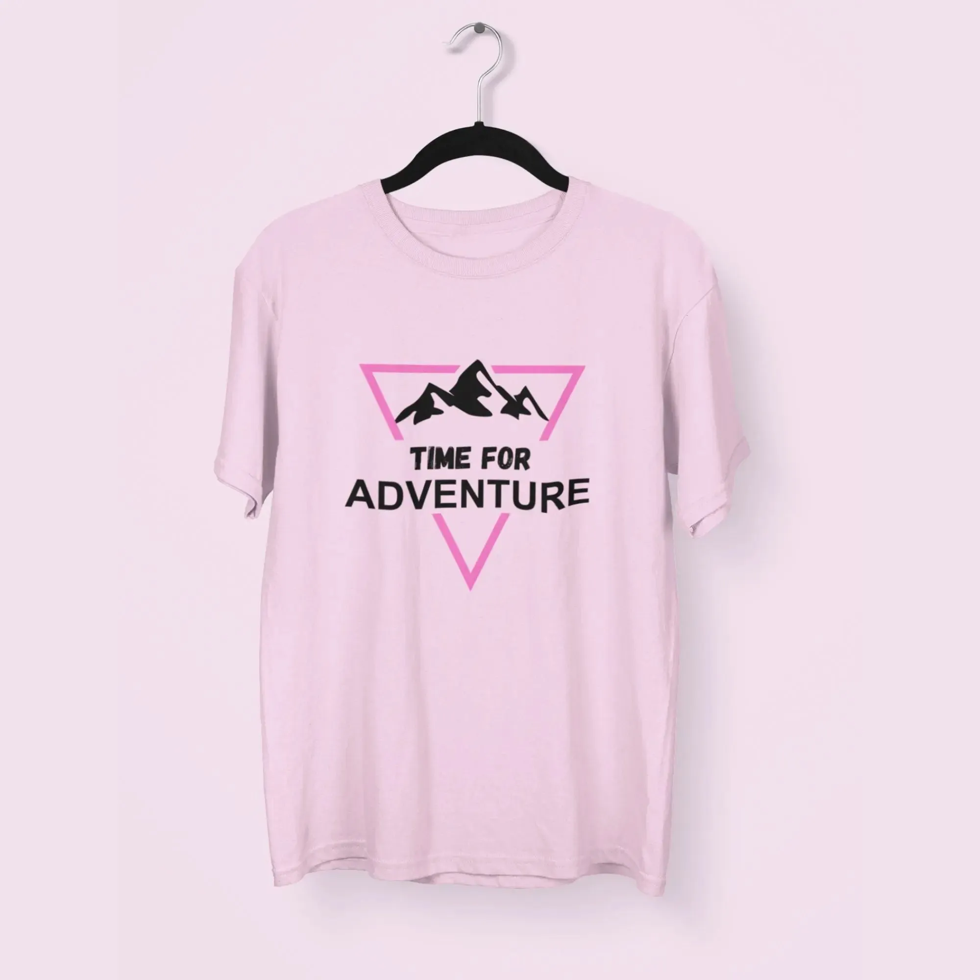 Time to Adventure Round Neck Half Sleeve Classic T-Shirt