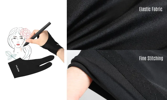 Two-Finger Free Size Drawing Glove