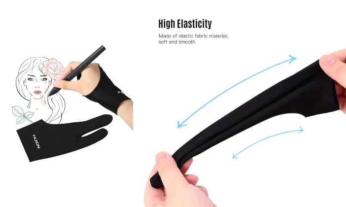 Two-Finger Free Size Drawing Glove