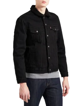 Type III Sherpa Trucker Jacket in Black