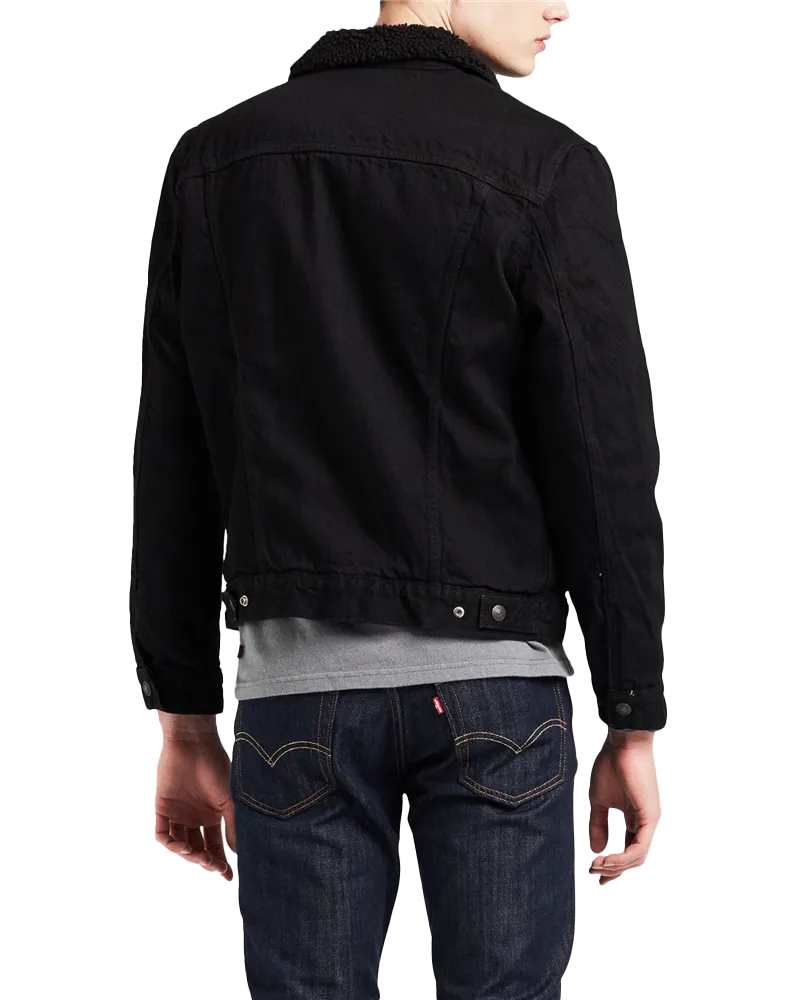 Type III Sherpa Trucker Jacket in Black