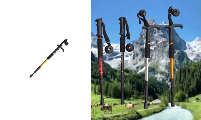 Ultra-Light Carbon Fiber Retractable Climbing and Walking Stick