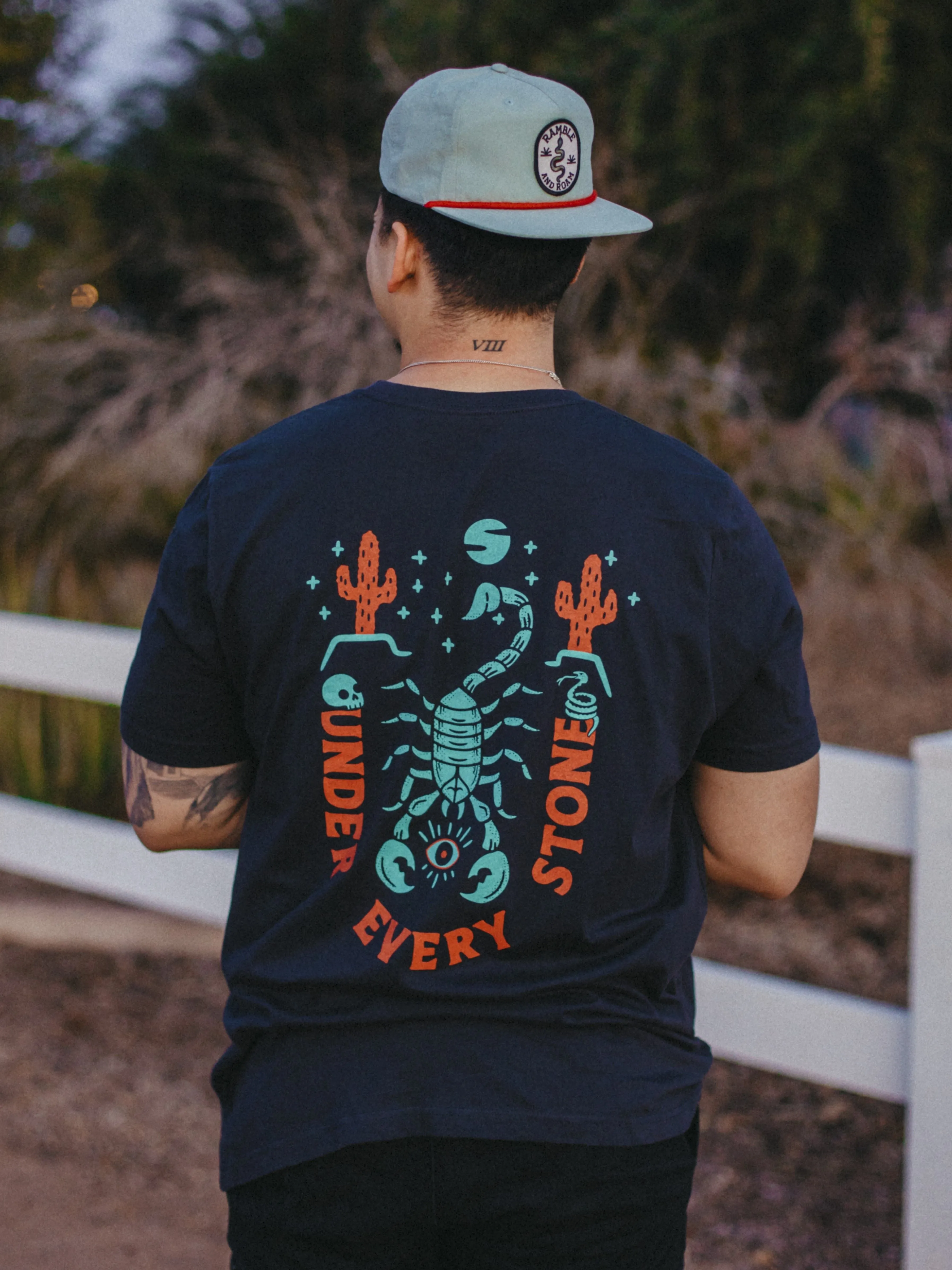 Under Every Stone Unisex Tee - Dark Gray