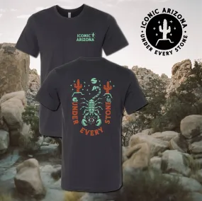 Under Every Stone Unisex Tee - Dark Gray