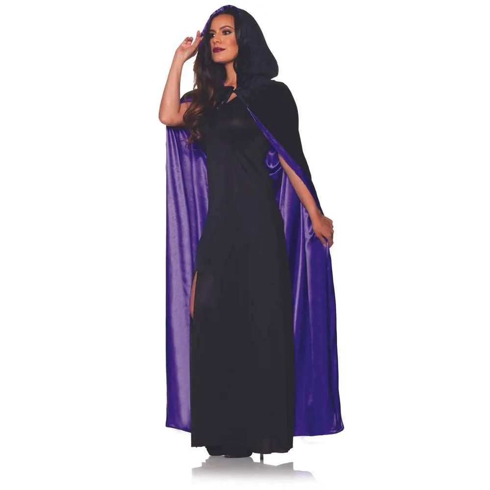 Velvet Hooded Cape with Lining