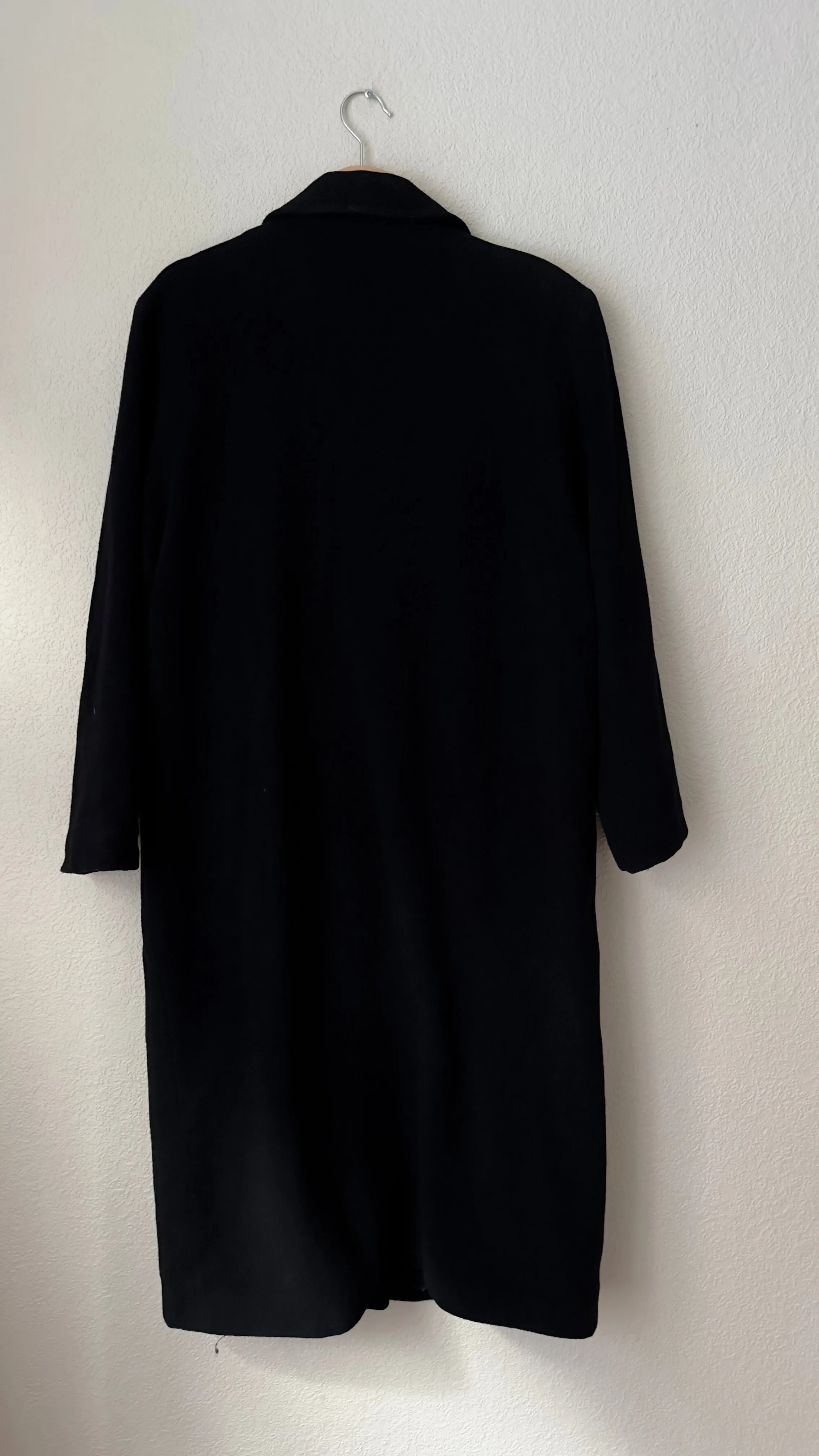 Vintage Double-breasted Wool Coat, size EU 38
